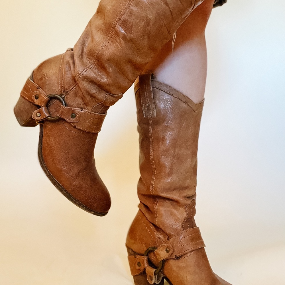 Frye Taylor Harness Tall Boots